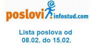 Posao u Beogradu 08.02.-15.02.