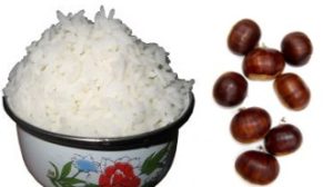 Pirinač sa kestenom