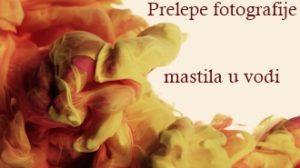 Prelepe fotografije mastila u vodi