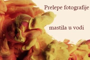 Prelepe fotografije mastila u vodi