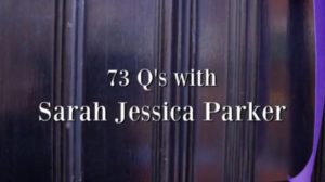 Video intervju sa Sarah Jessica Parker za Vogue