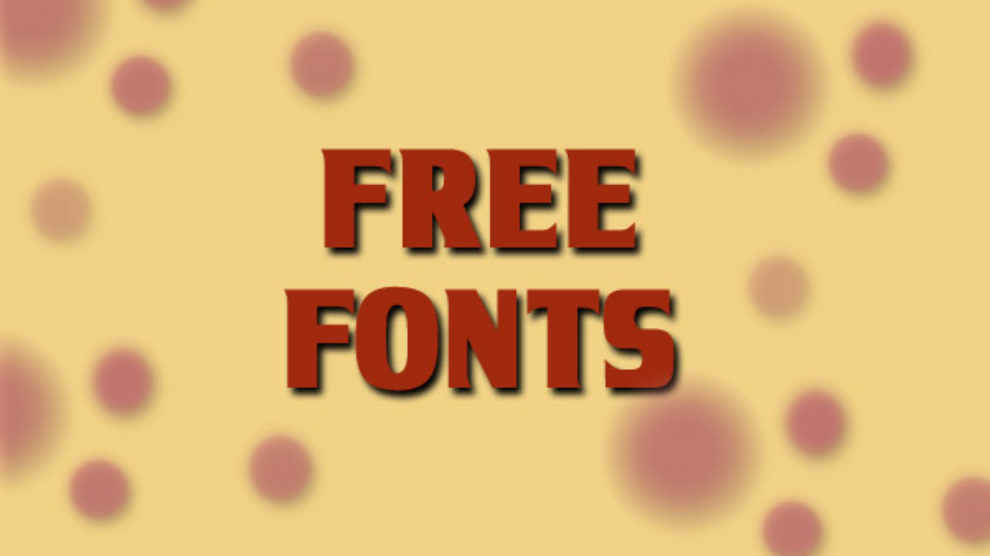 Besplatni fontovi za maj!