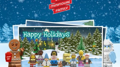 Lego praznična čestitka