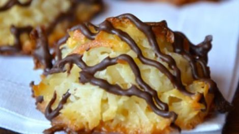 Kokos makaronsi sa čokoladom