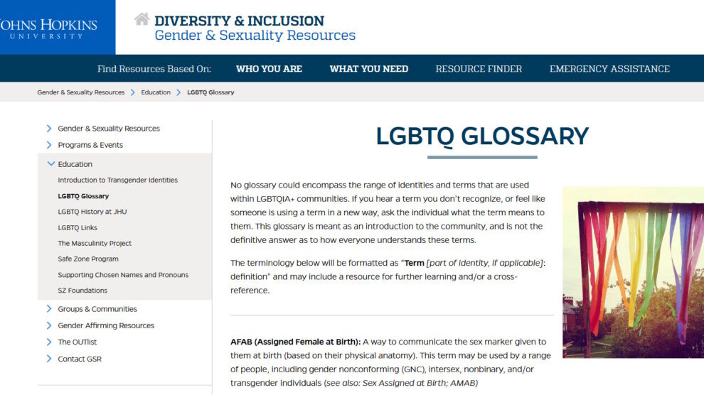 Nauka briše žene? Prestižni John Hopkins Univerzitet briše ženski pol u novom rečniku LGBTQ+ pojmova